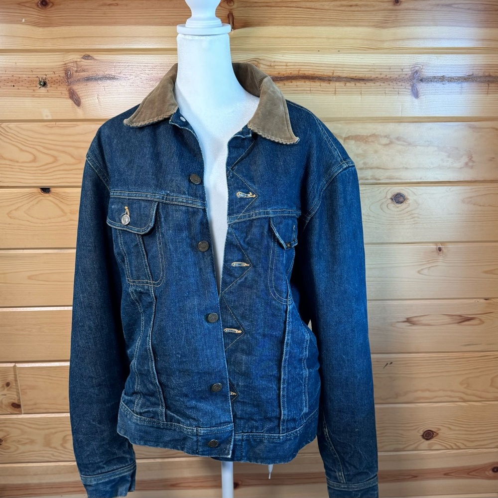 Vintage Storm Rider Denim lined Jacket